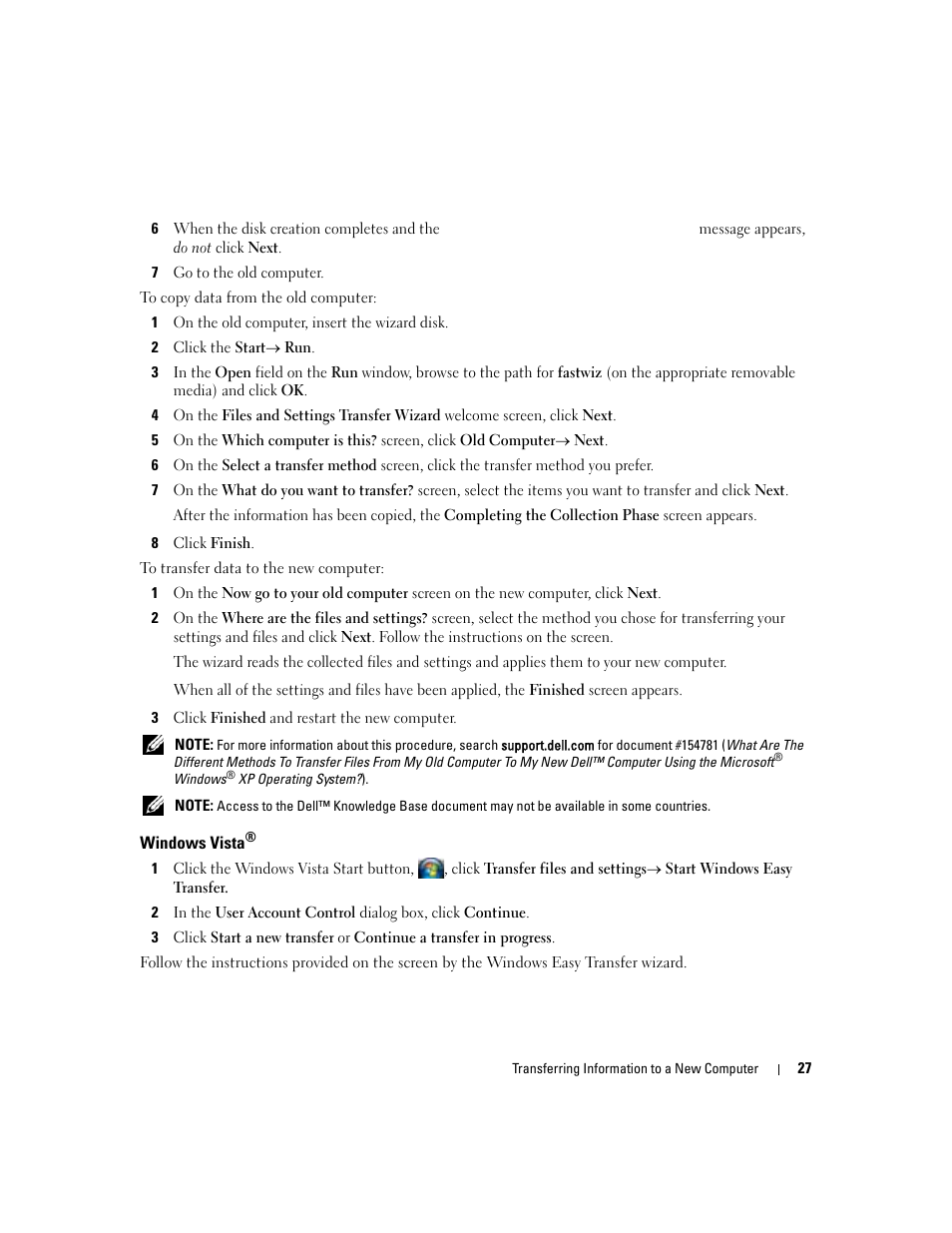 Dell Latitude D531 (Mid 2007) User Manual | Page 27 / 162