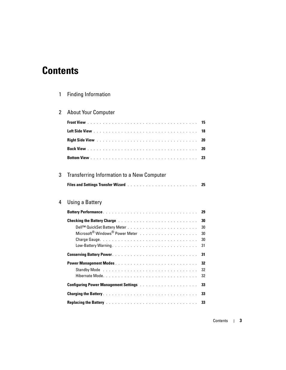 Dell Latitude D531 (Mid 2007) User Manual | Page 3 / 162