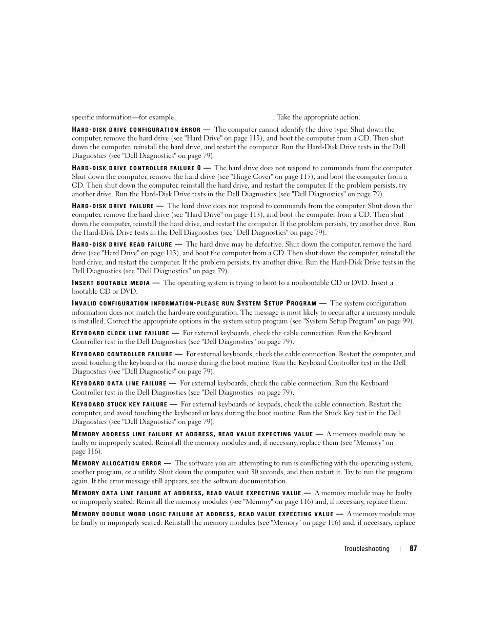 Dell Latitude D531 (Mid 2007) User Manual | Page 87 / 162