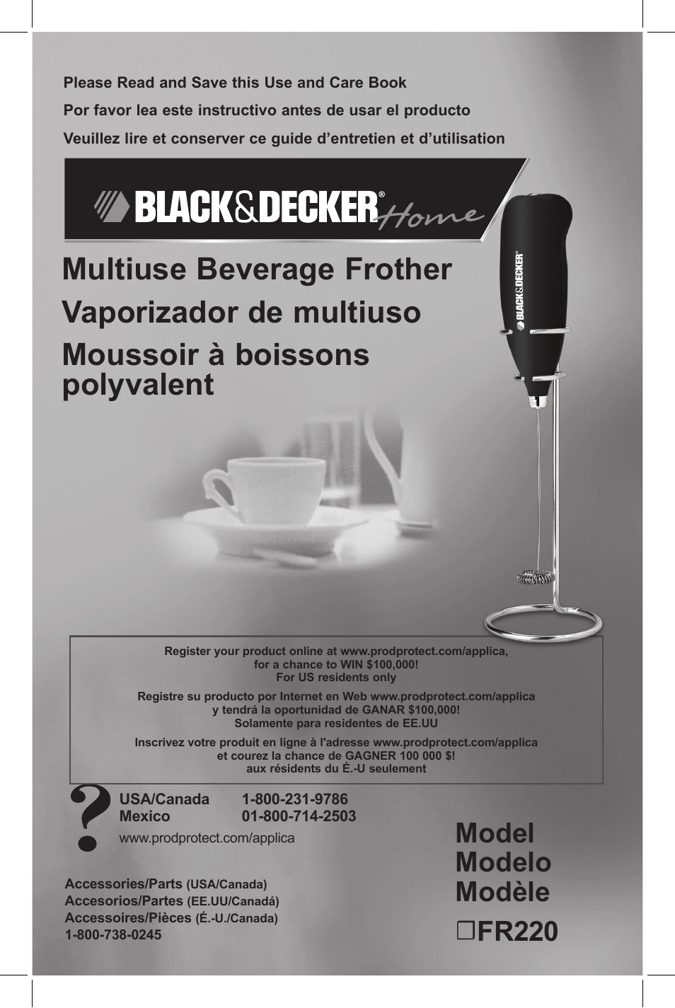 Black & Decker FR220 User Manual | 11 pages