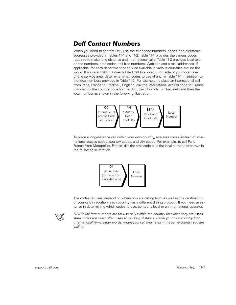 Dell contact numbers, R to “dell contact num- bers, In “dell contact numbers | Dell contact number, To “dell contact numbe | Dell PowerEdge 2450 User Manual | Page 115 / 166