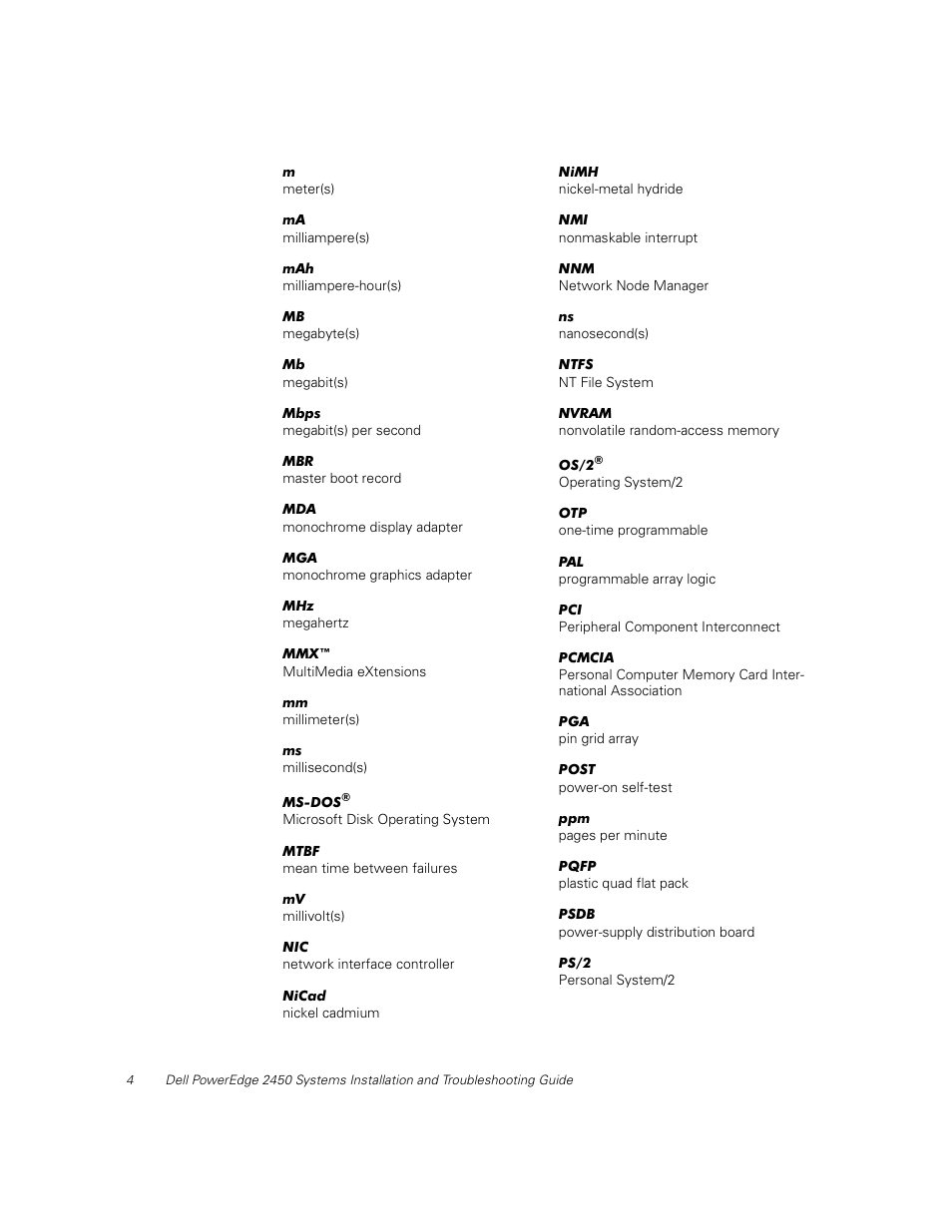 Dell PowerEdge 2450 User Manual | Page 154 / 166