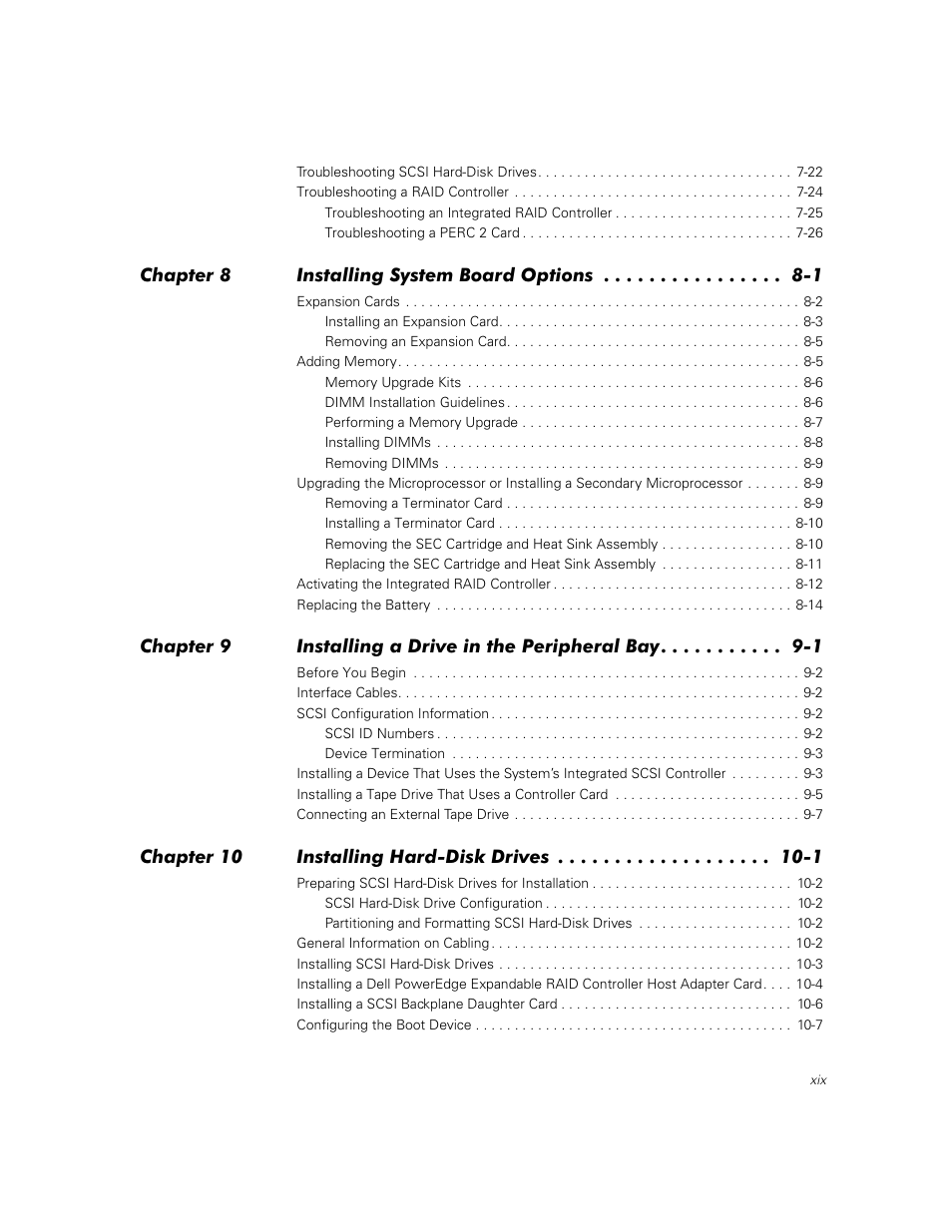 Dell PowerEdge 2450 User Manual | Page 5 / 166