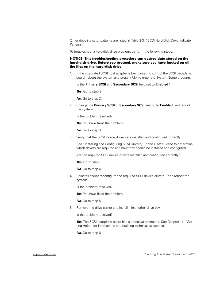 Dell PowerEdge 2450 User Manual | Page 73 / 166