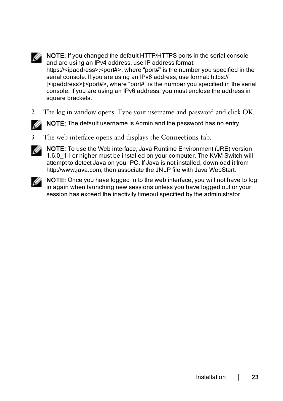 Dell KVM 2162DS User Manual | Page 23 / 114