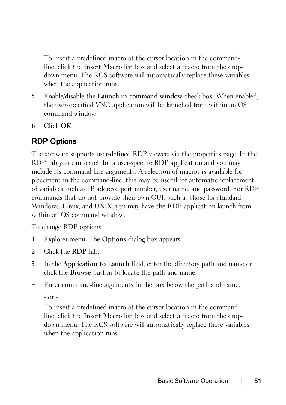 Rdp options | Dell KVM 2162DS User Manual | Page 51 / 114