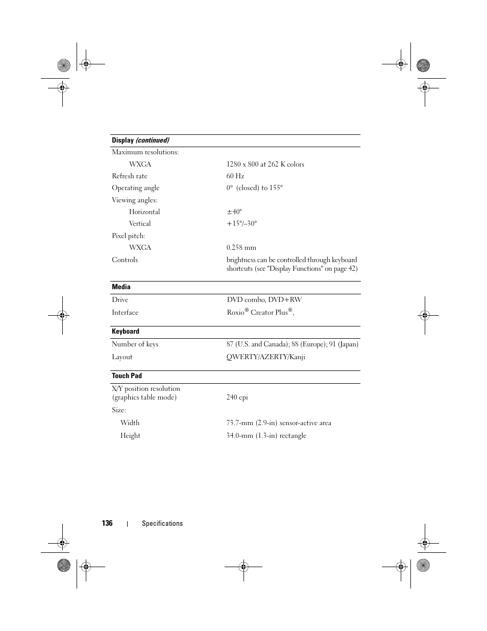 Dell Vostro 500 (Mid 2009) User Manual | Page 136 / 170