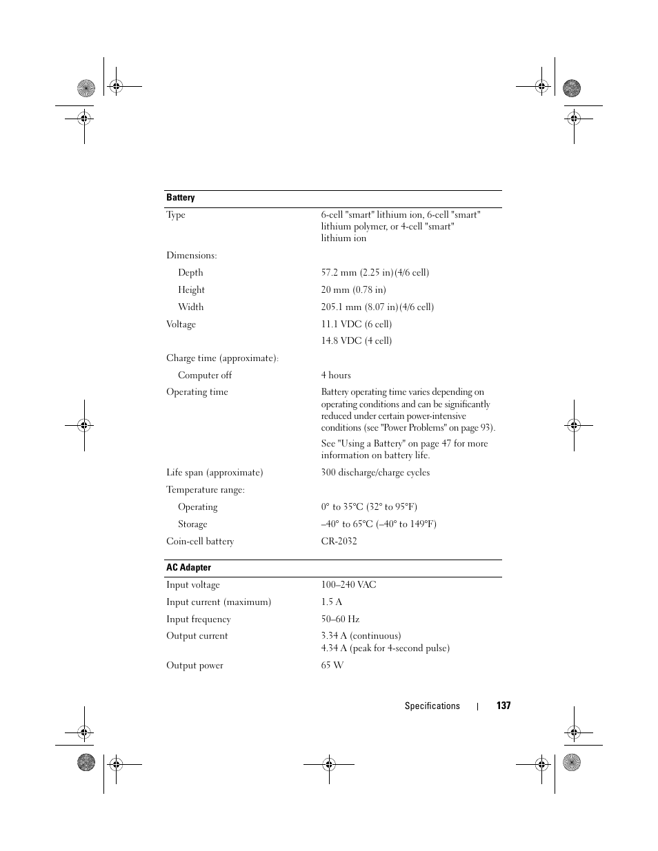 Dell Vostro 500 (Mid 2009) User Manual | Page 137 / 170