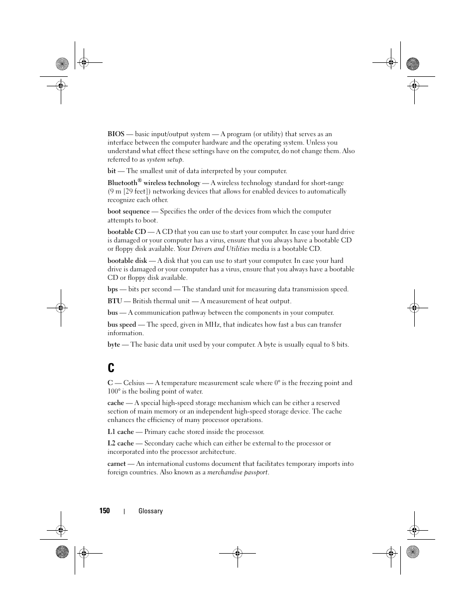 Dell Vostro 500 (Mid 2009) User Manual | Page 150 / 170