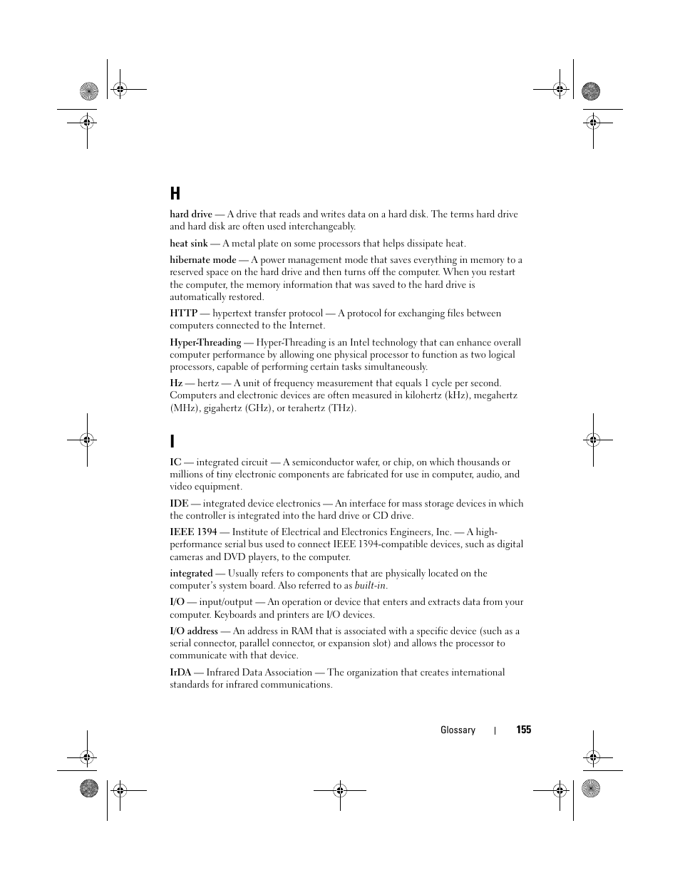 Dell Vostro 500 (Mid 2009) User Manual | Page 155 / 170