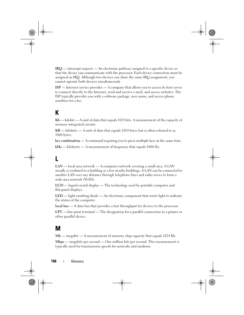 Dell Vostro 500 (Mid 2009) User Manual | Page 156 / 170