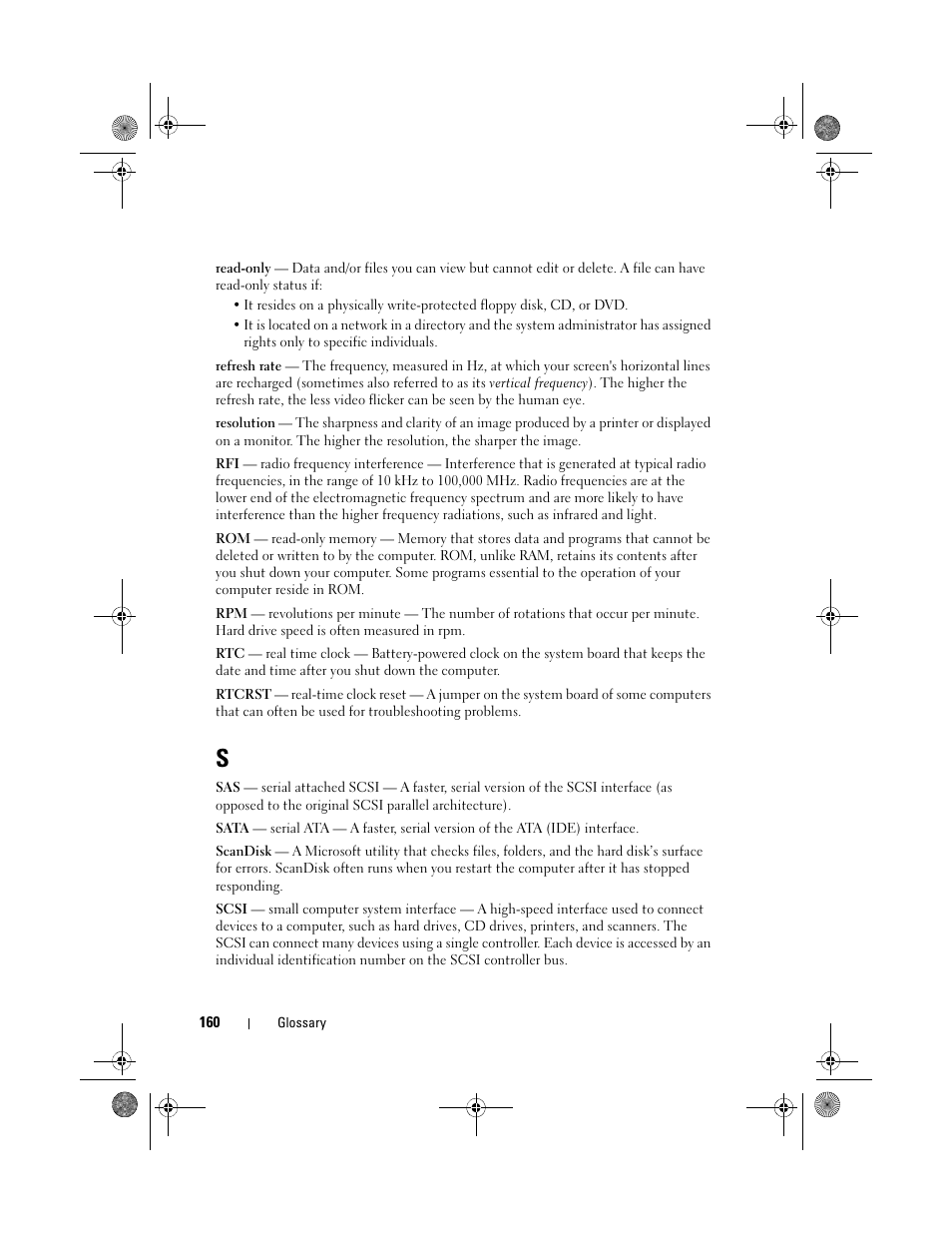 Dell Vostro 500 (Mid 2009) User Manual | Page 160 / 170