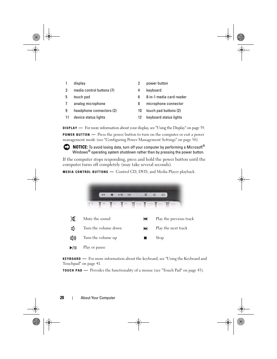 Dell Vostro 500 (Mid 2009) User Manual | Page 20 / 170