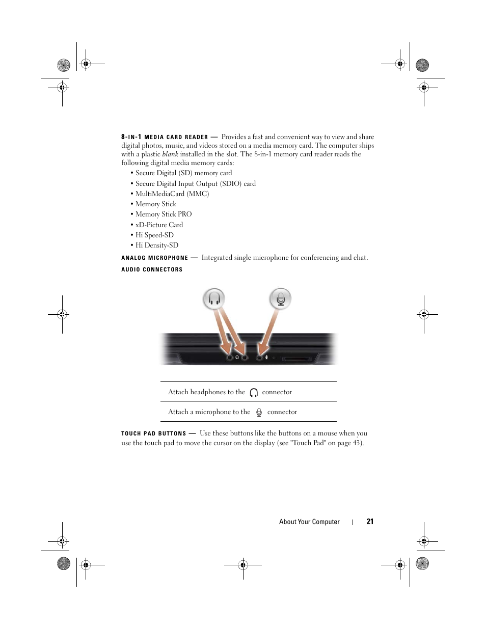 Dell Vostro 500 (Mid 2009) User Manual | Page 21 / 170