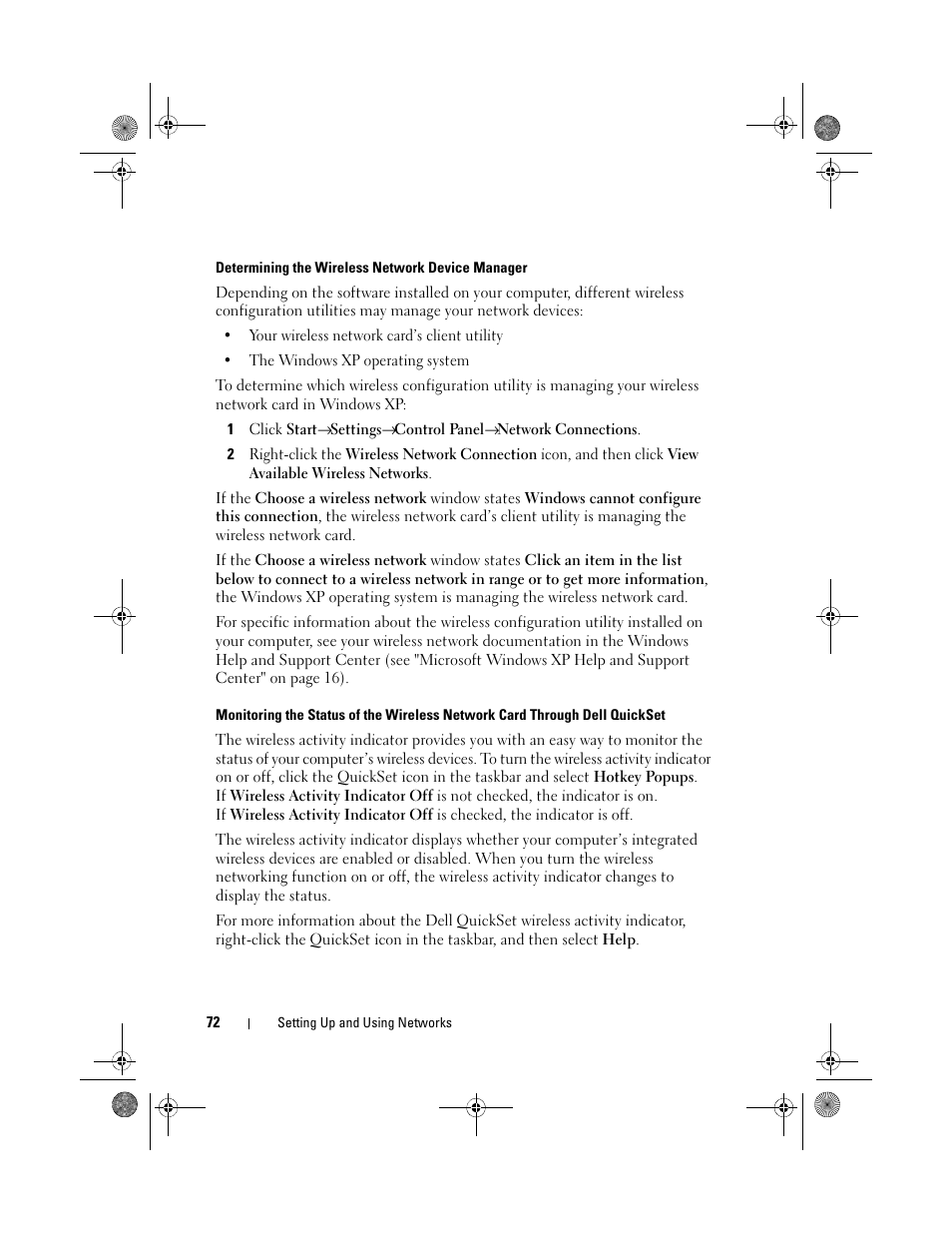 Dell Vostro 500 (Mid 2009) User Manual | Page 72 / 170