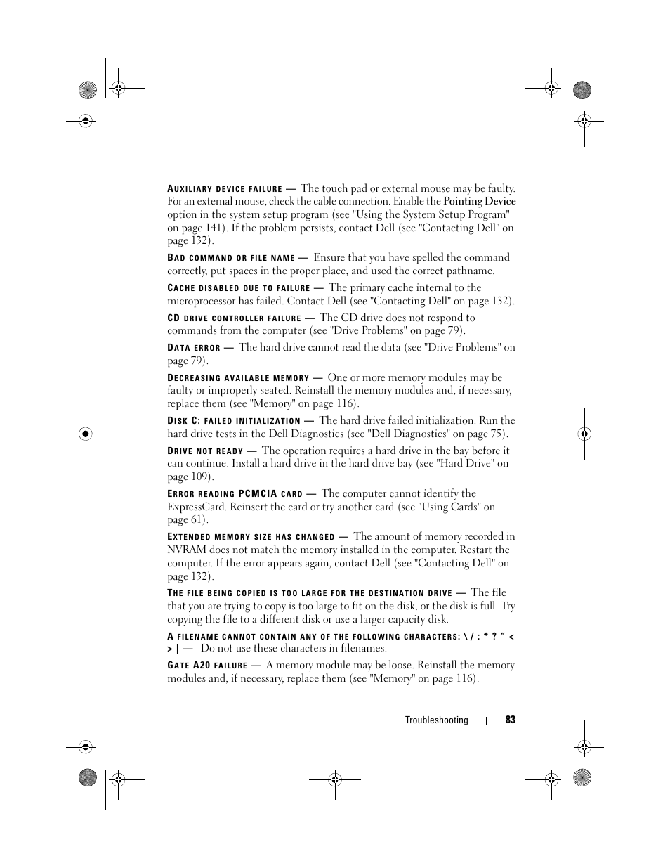 Dell Vostro 500 (Mid 2009) User Manual | Page 83 / 170