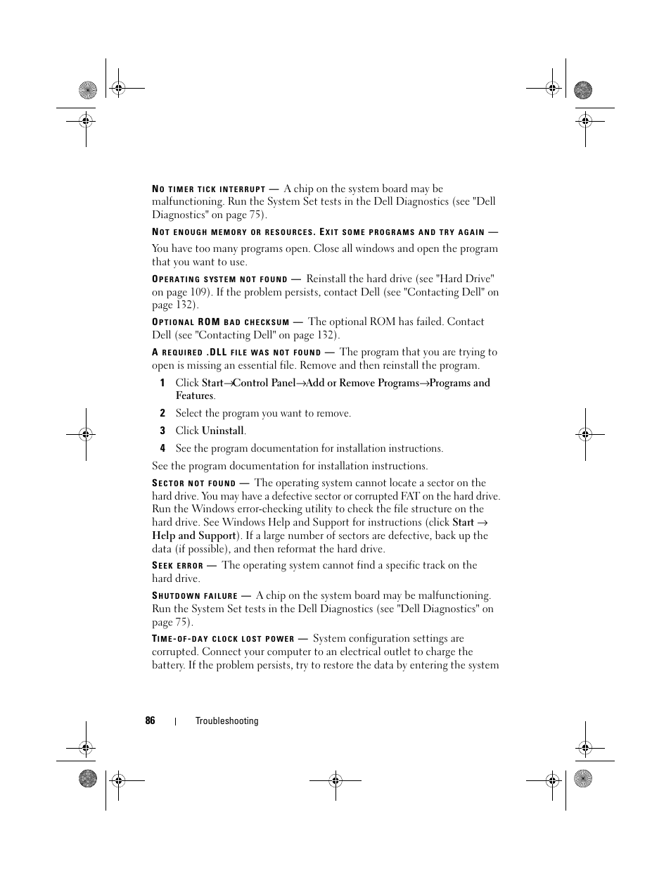 Dell Vostro 500 (Mid 2009) User Manual | Page 86 / 170