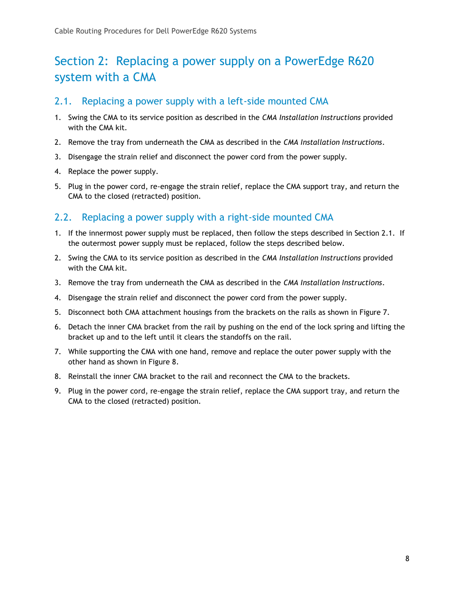 Dell PowerEdge Rack Enclosure 4020S User Manual | Page 8 / 11