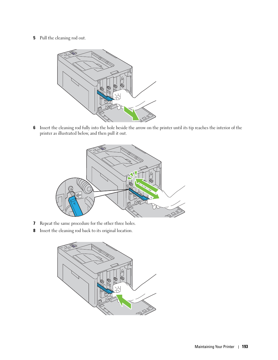 Dell C1760NW Color Laser Printer User Manual | Page 195 / 240