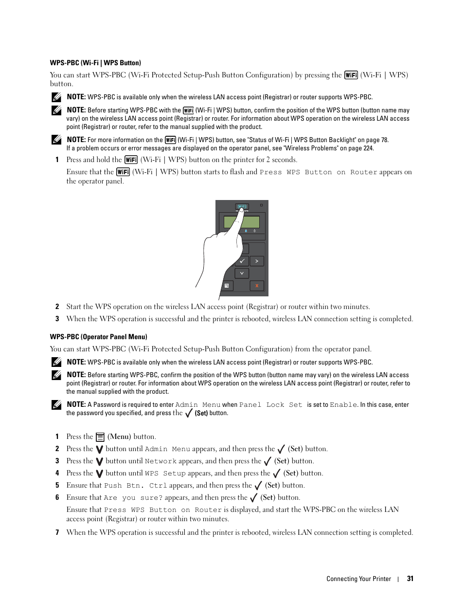 Dell C1760NW Color Laser Printer User Manual | Page 33 / 240