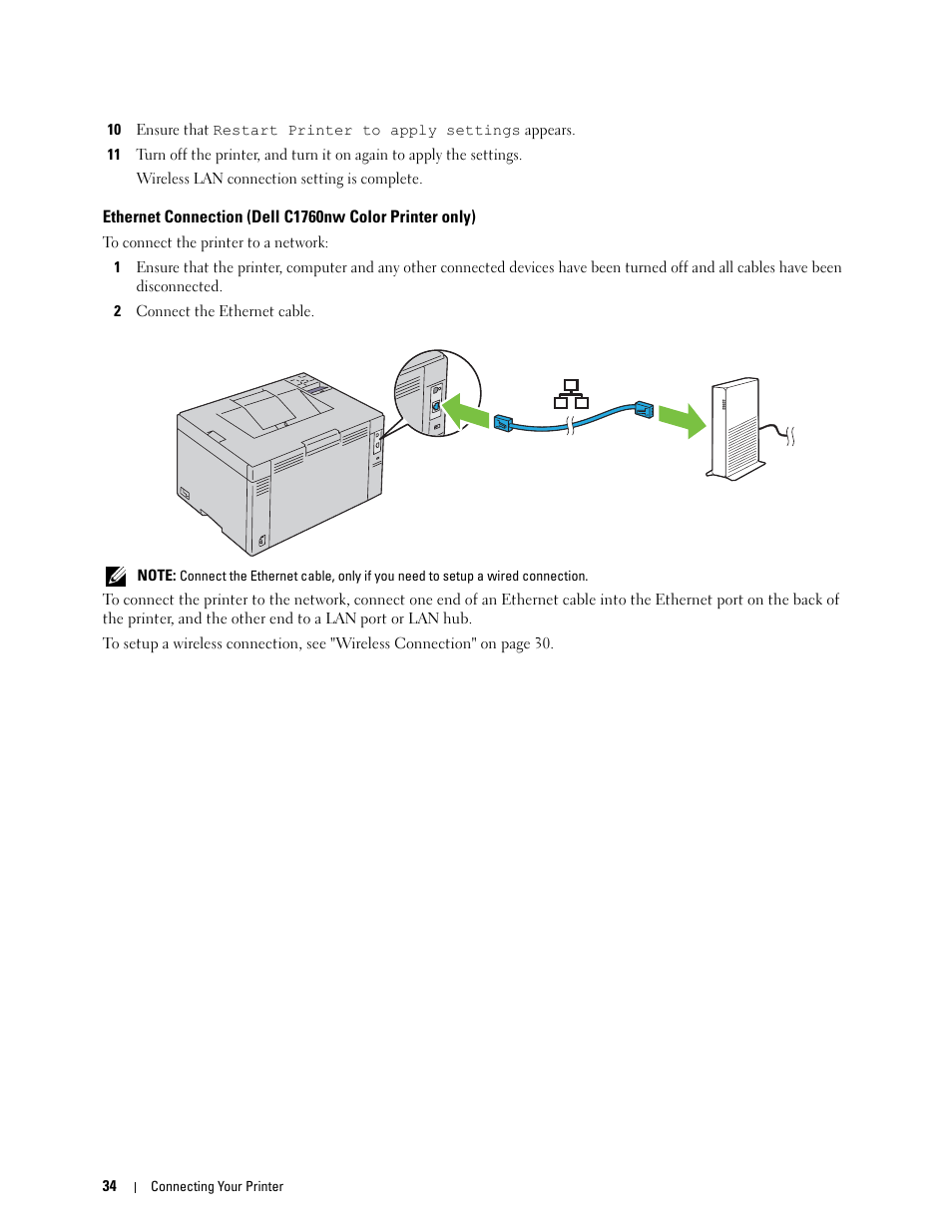Dell C1760NW Color Laser Printer User Manual | Page 36 / 240