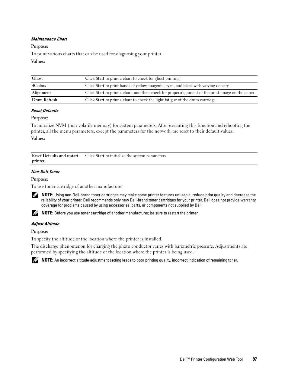 Dell C1760NW Color Laser Printer User Manual | Page 99 / 240
