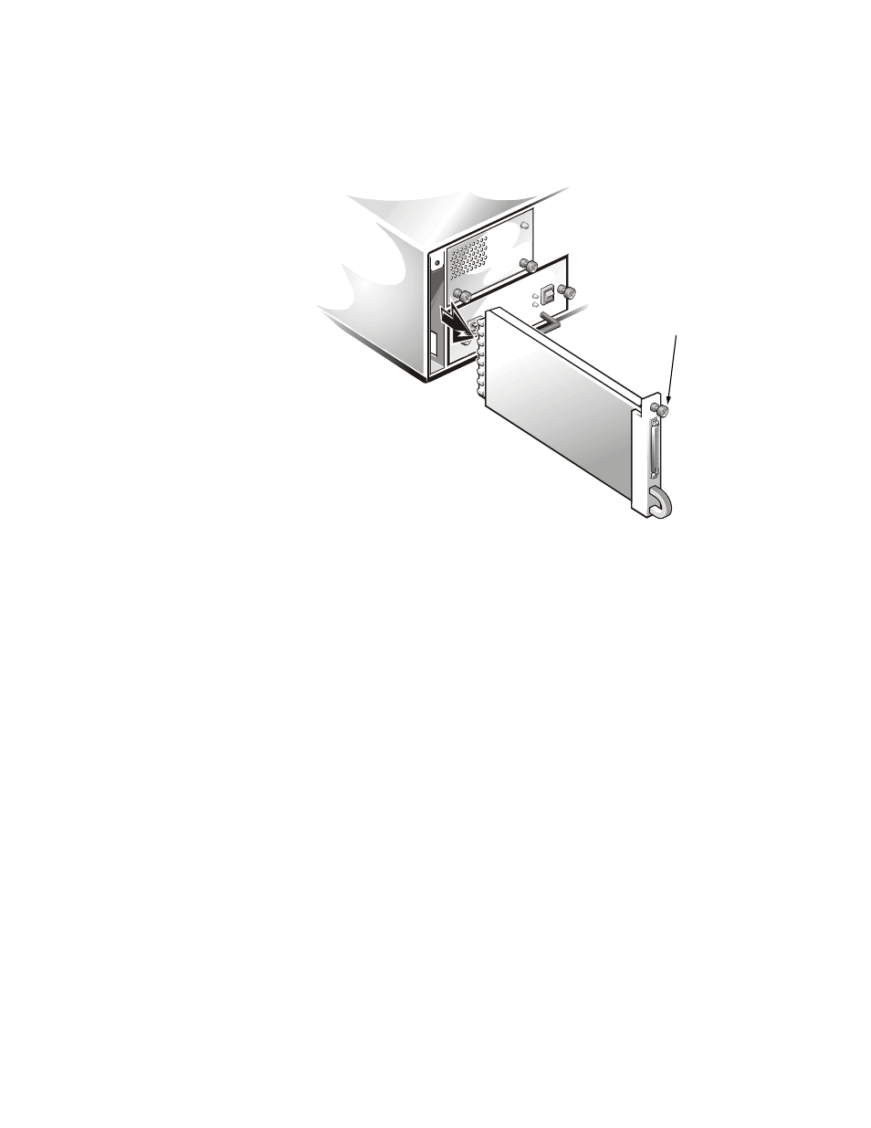 Remove the component mounting bracket | Dell PowerVault 200S (SCSI) User Manual | Page 7 / 14