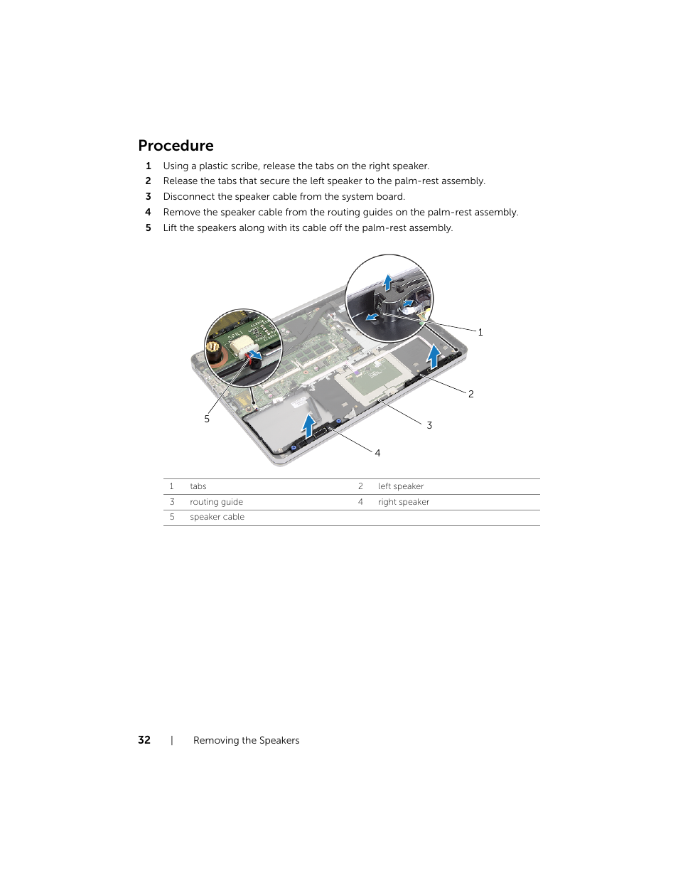 Procedure | Dell Inspiron 15 (7537, Mid 2013) User Manual | Page 32 / 71