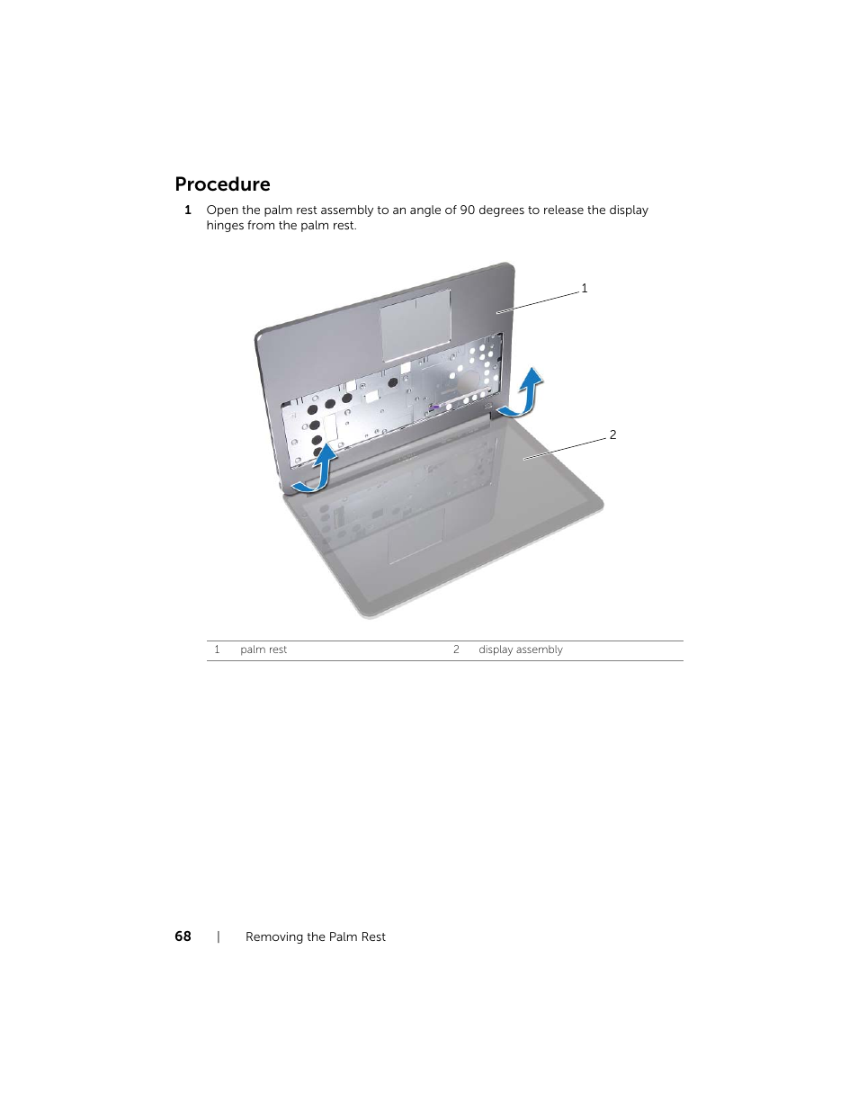 Procedure | Dell Inspiron 15 (7537, Mid 2013) User Manual | Page 68 / 71