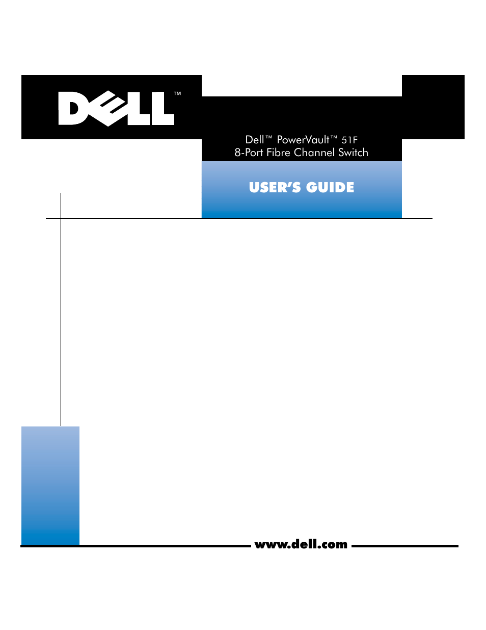 Dell PowerVault 50F (Fibre Channel Switch) User Manual | 53 pages