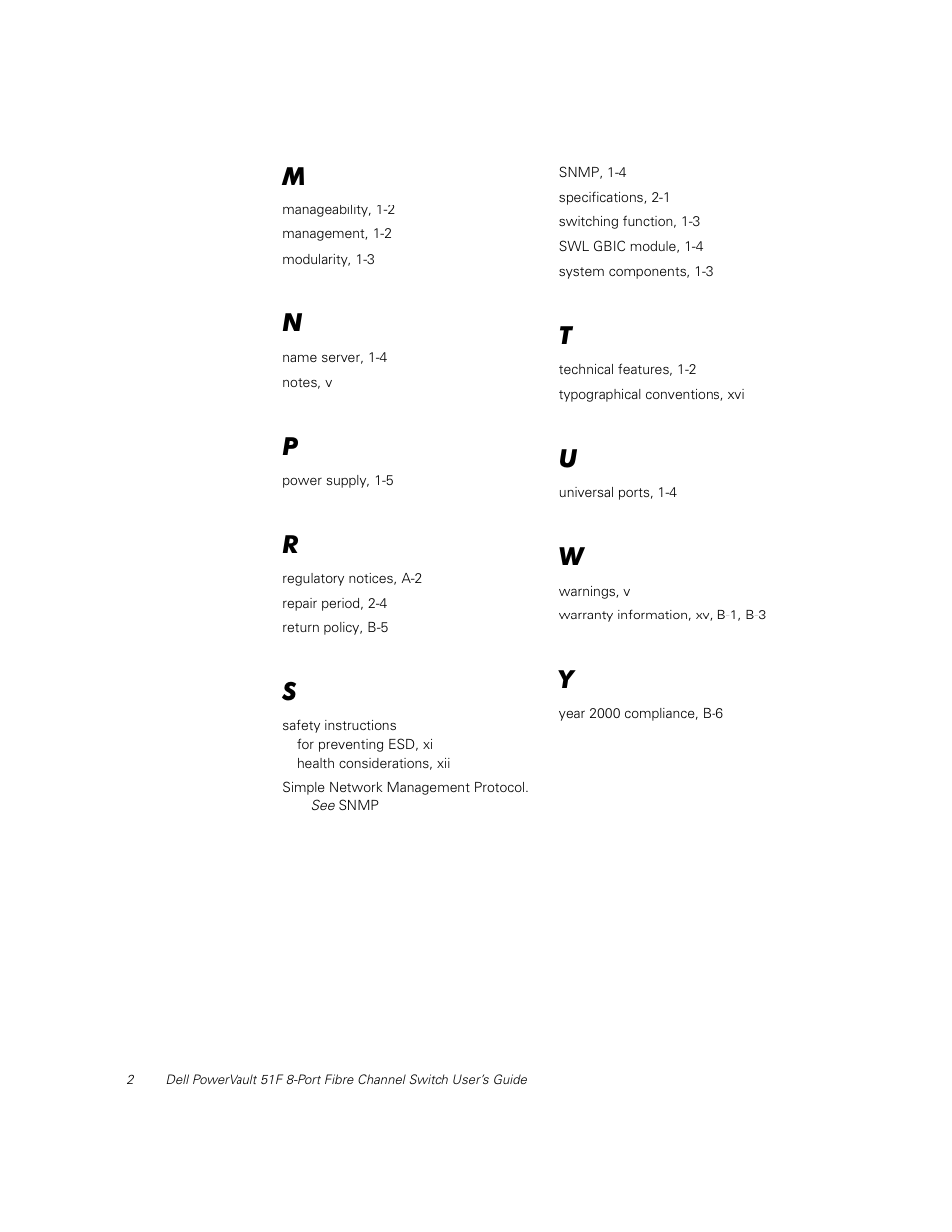 Dell PowerVault 50F (Fibre Channel Switch) User Manual | Page 52 / 53