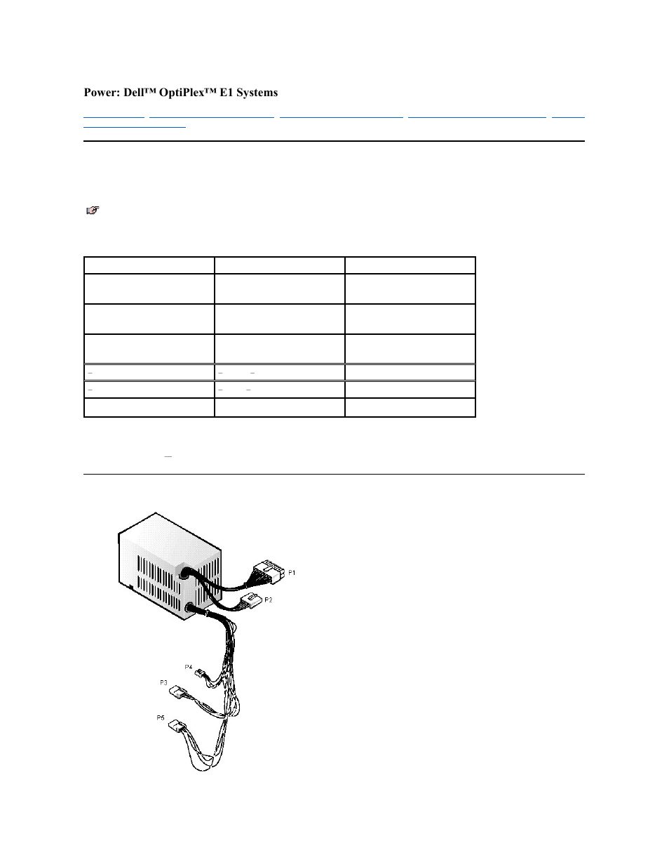 Power: dell™ optiplex™ e1 systems | Dell OptiPlex E1 User Manual | Page 27 / 75