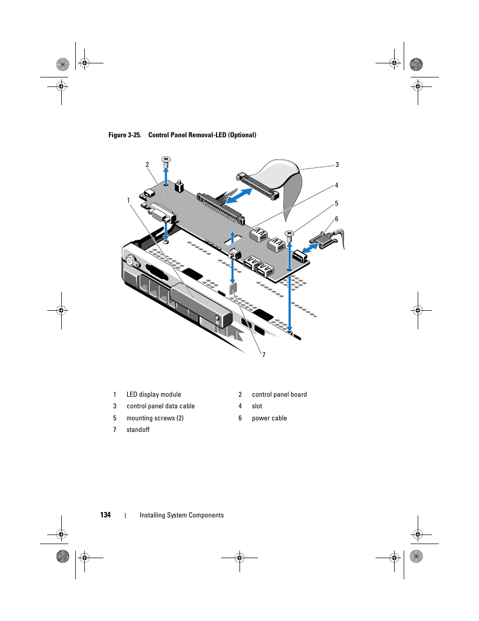 E figure 3-25 | Dell PowerEdge R410 User Manual | Page 134 / 190