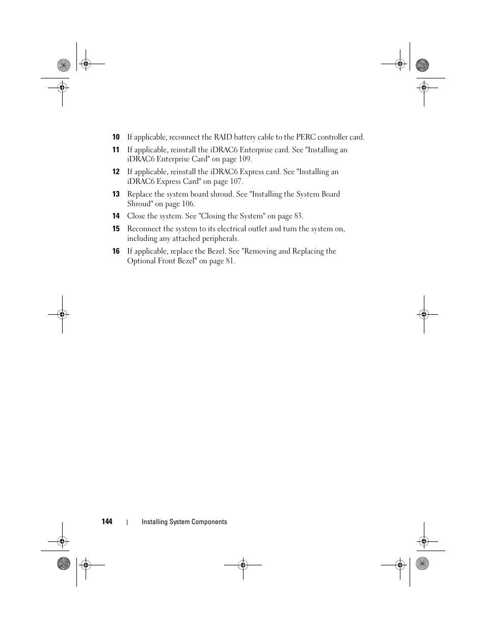 Dell PowerEdge R410 User Manual | Page 144 / 190