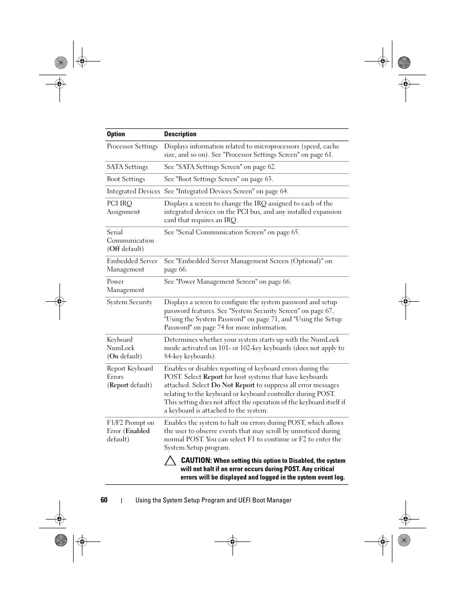 Dell PowerEdge R410 User Manual | Page 60 / 190
