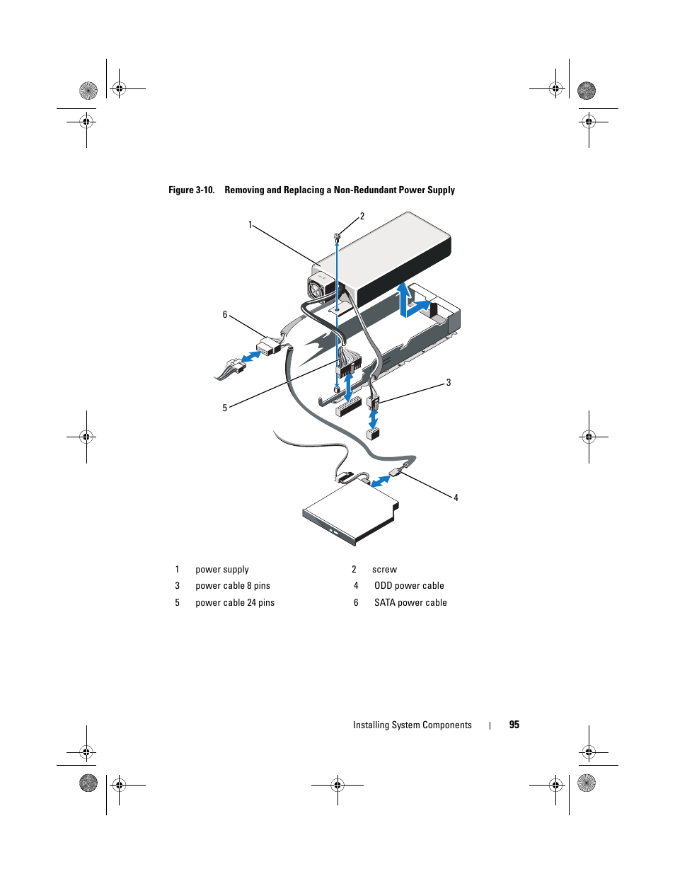 And optical drive. see figure 3-10, Move it from the chassis. see figure 3-10 | Dell PowerEdge R410 User Manual | Page 95 / 190