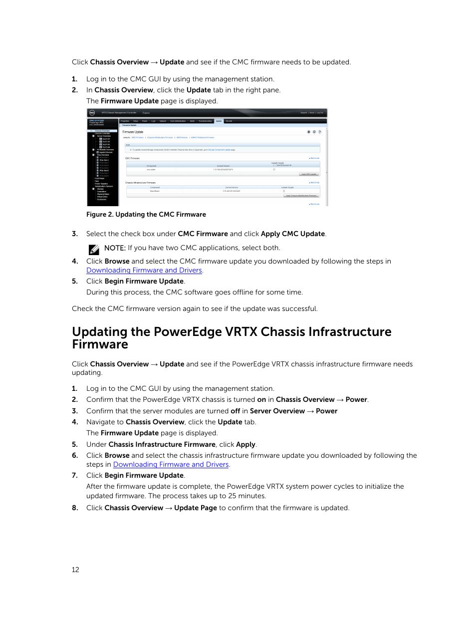 For more information, see | Dell PowerEdge VRTX User Manual | Page 12 / 28