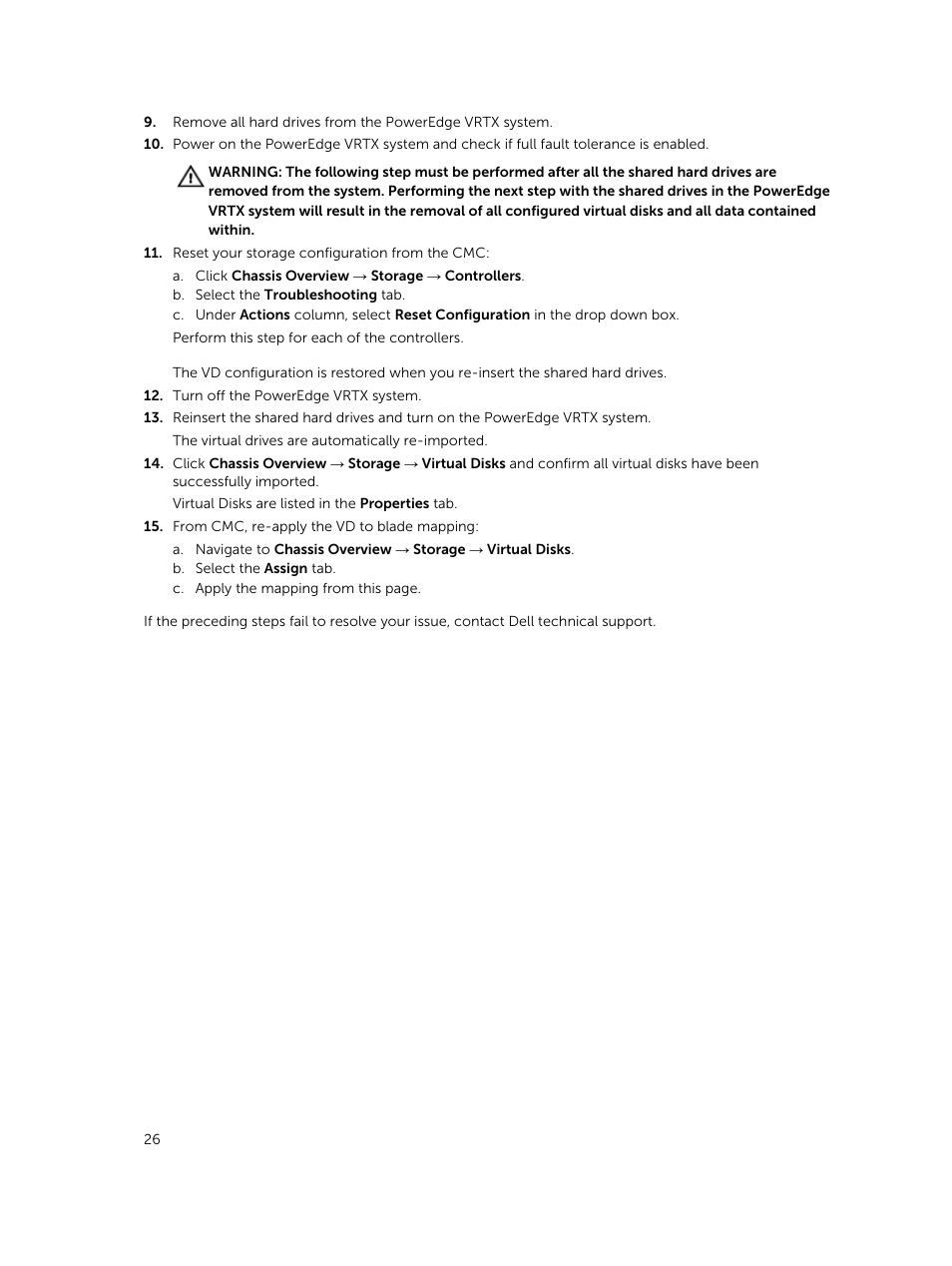 Dell PowerEdge VRTX User Manual | Page 26 / 28