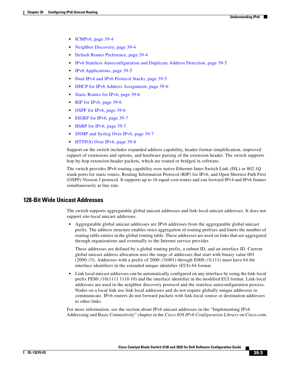 Bit wide unicast addresses | Dell POWEREDGE M1000E User Manual | Page 1003 / 1316