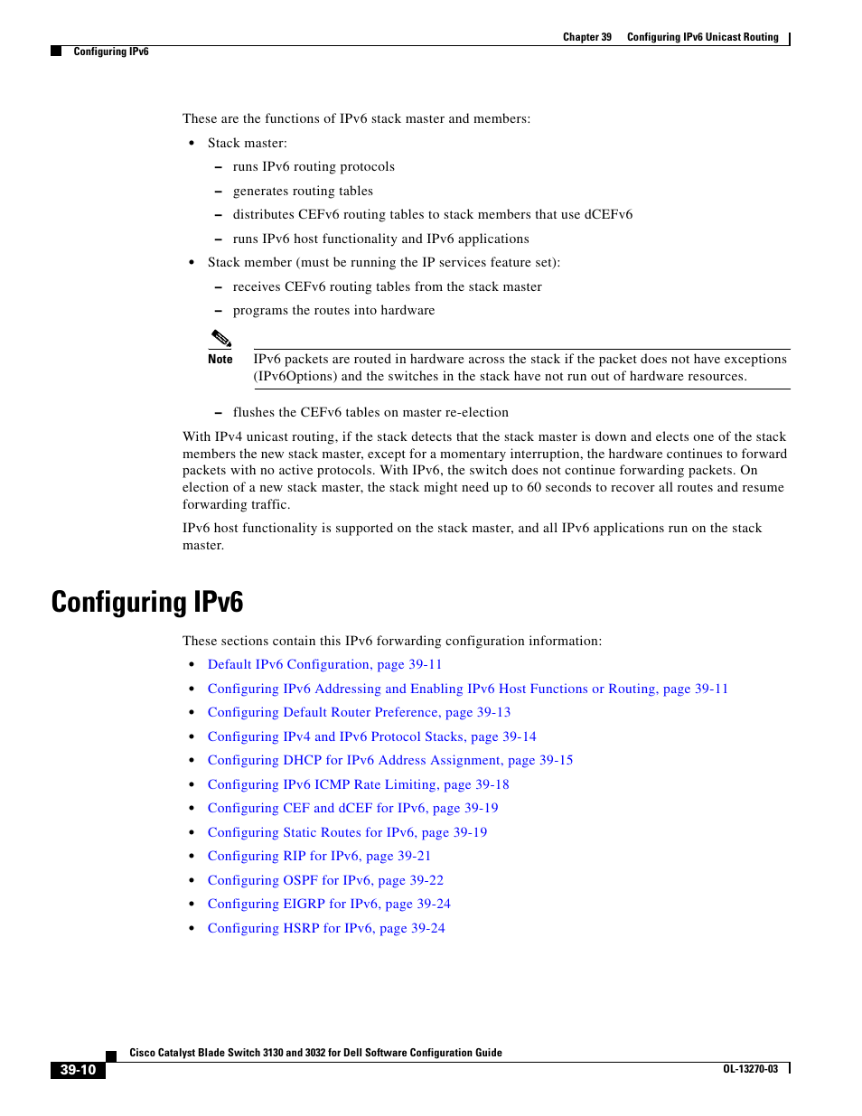 Configuring ipv6 | Dell POWEREDGE M1000E User Manual | Page 1010 / 1316