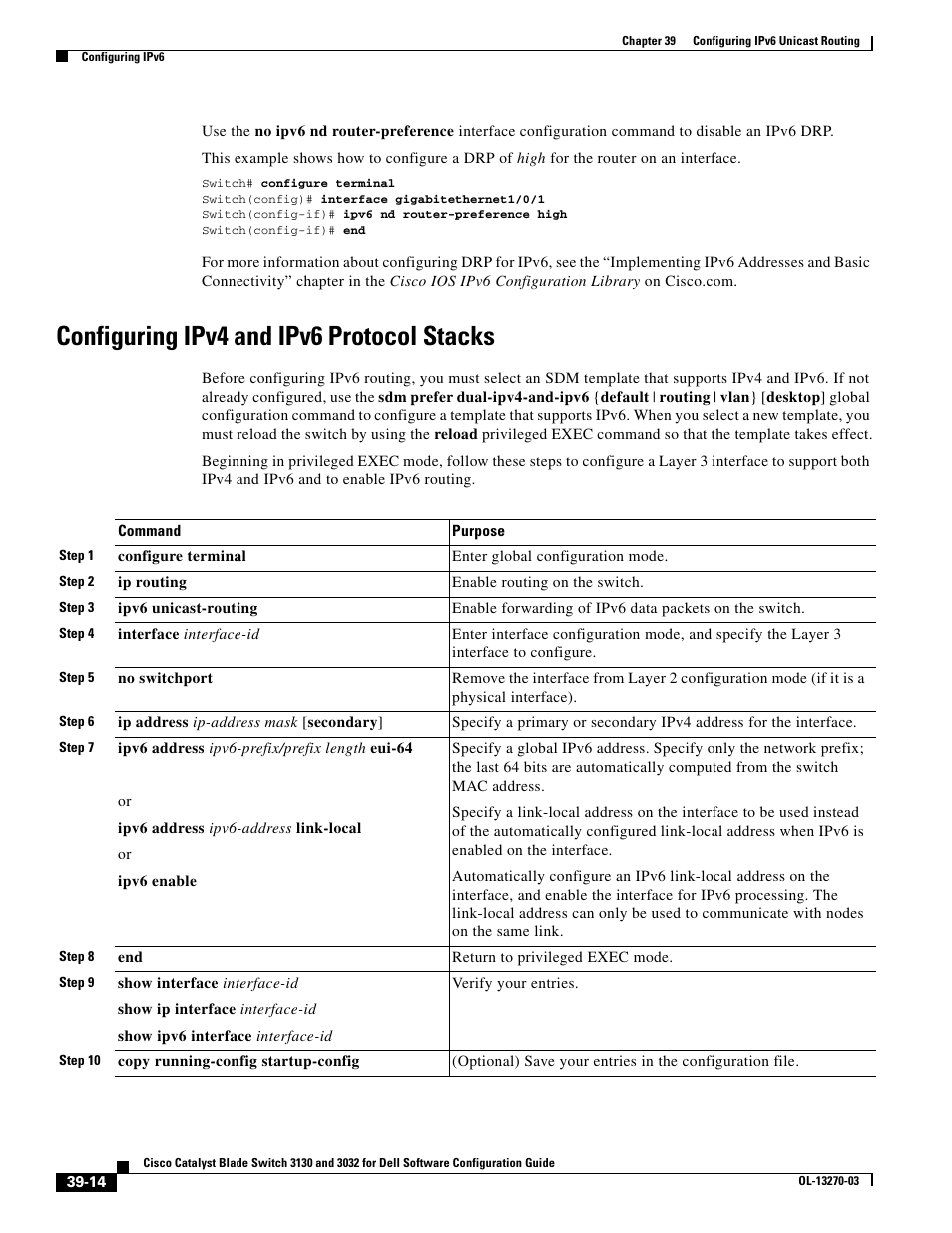 Configuring ipv4 and ipv6 protocol stacks | Dell POWEREDGE M1000E User Manual | Page 1014 / 1316