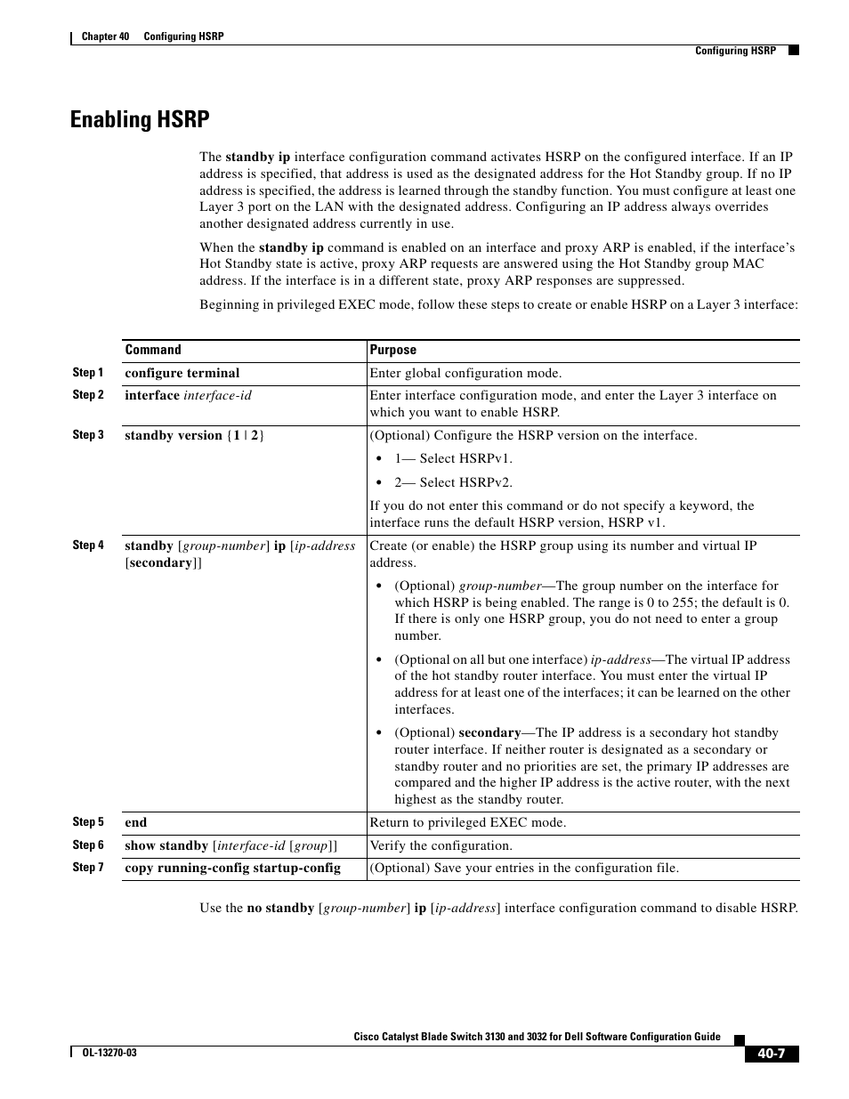 Enabling hsrp | Dell POWEREDGE M1000E User Manual | Page 1037 / 1316