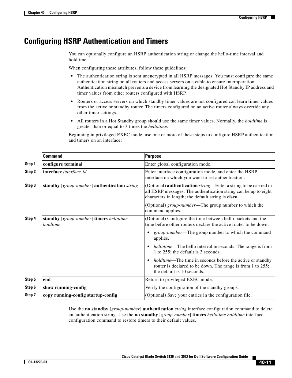 Configuring hsrp authentication and timers | Dell POWEREDGE M1000E User Manual | Page 1041 / 1316