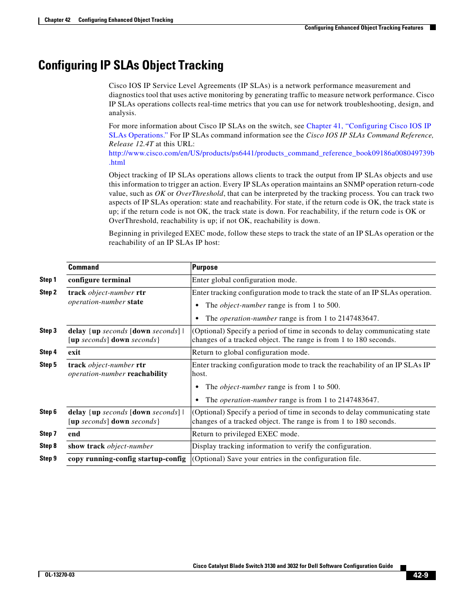 Configuring ip slas object tracking | Dell POWEREDGE M1000E User Manual | Page 1067 / 1316