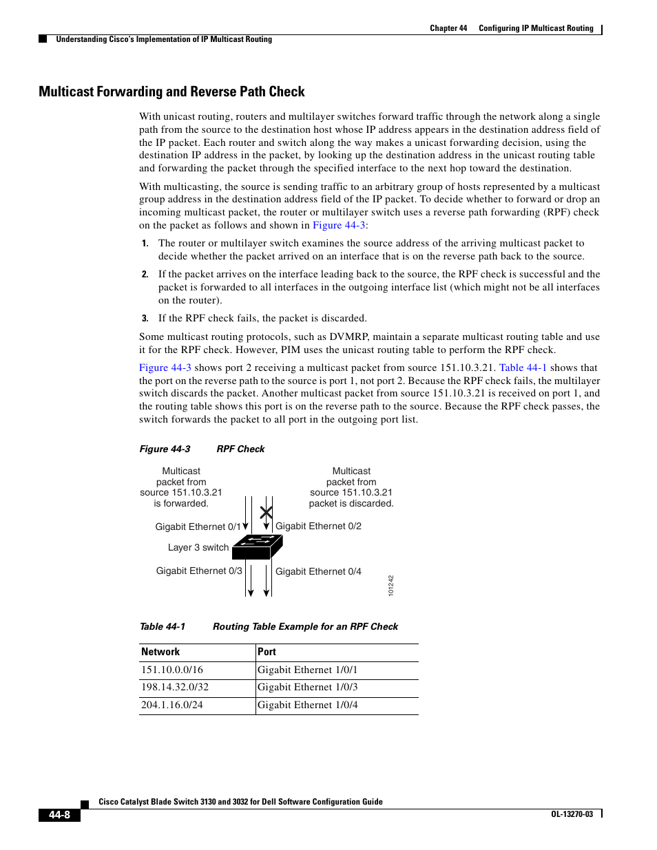 Multicast forwarding and reverse path check | Dell POWEREDGE M1000E User Manual | Page 1086 / 1316