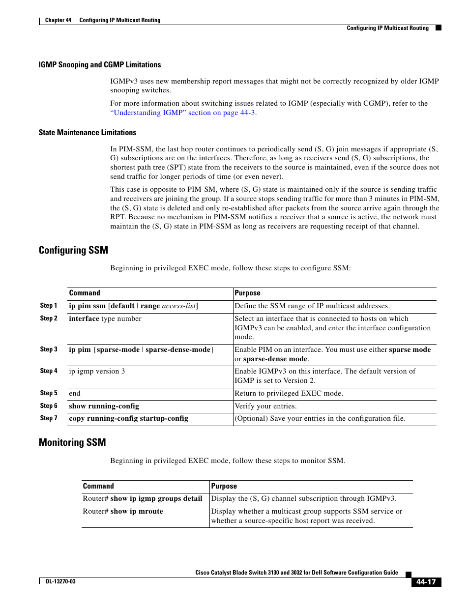 Configuring ssm, Monitoring ssm | Dell POWEREDGE M1000E User Manual | Page 1095 / 1316