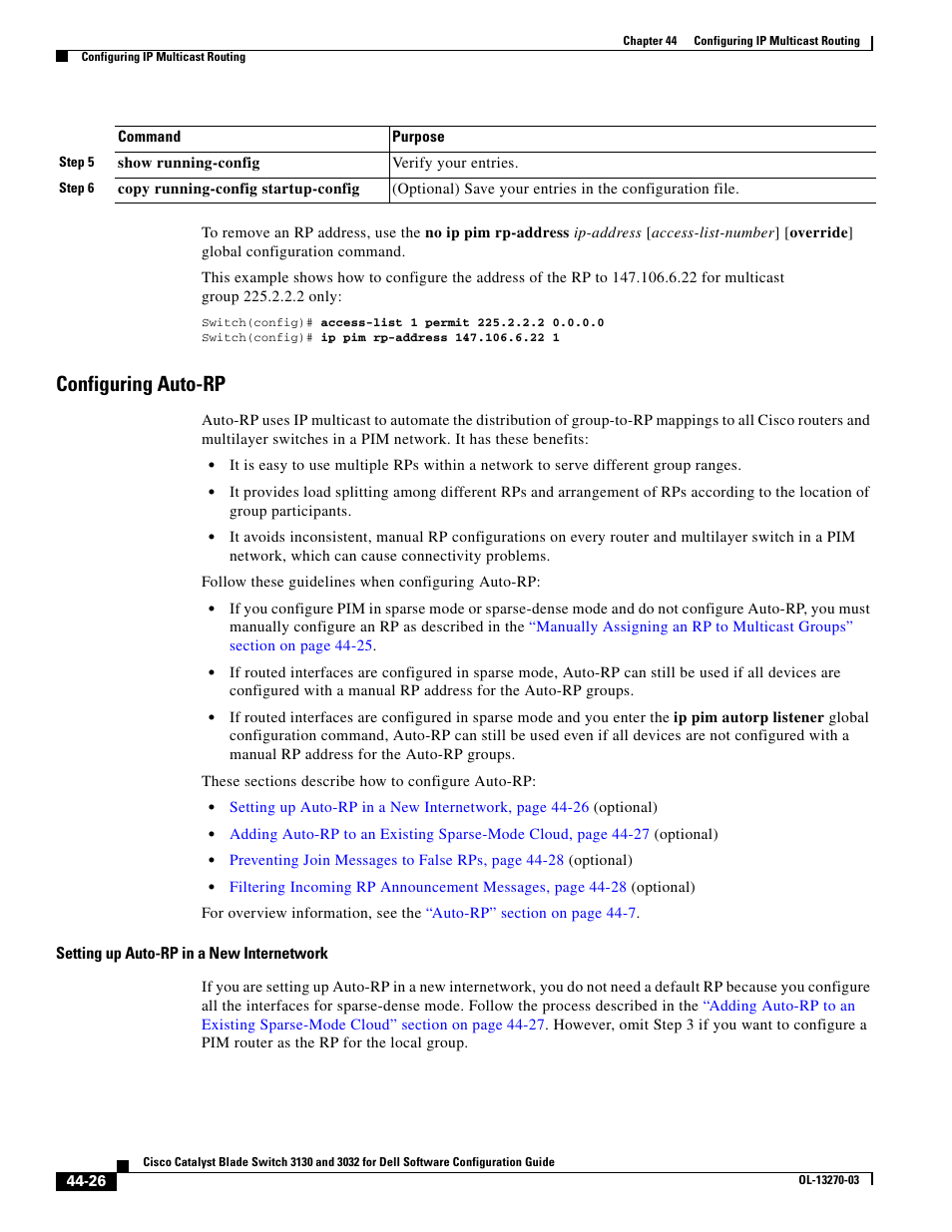 Configuring auto-rp, A st | Dell POWEREDGE M1000E User Manual | Page 1104 / 1316