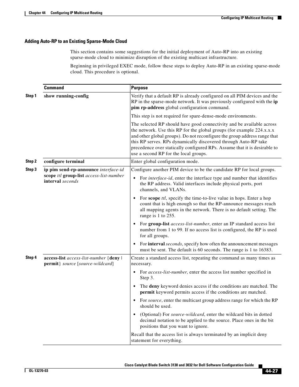 Adding auto-rp to an | Dell POWEREDGE M1000E User Manual | Page 1105 / 1316