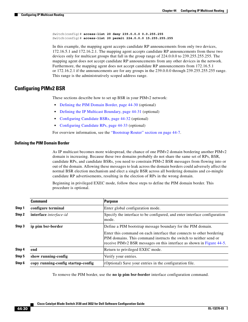 Configuring pimv2 bsr | Dell POWEREDGE M1000E User Manual | Page 1108 / 1316