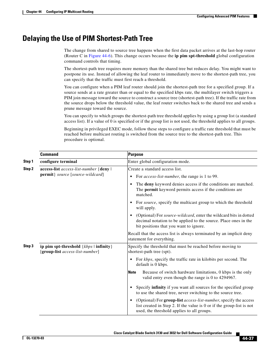 Delaying the use of pim shortest-path tree | Dell POWEREDGE M1000E User Manual | Page 1115 / 1316